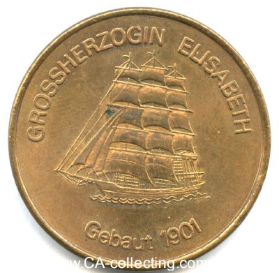 MEDAILLE 1978 auf das Segelschulschiff Grossherzogin...