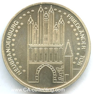 Foto 2 : NEUBRANDENBURG. Medaille 'Neubrandenburg -...