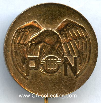 UNBEKANNTES ABZEICHEN P N 1933 Bronze. 20mm an Nadel....