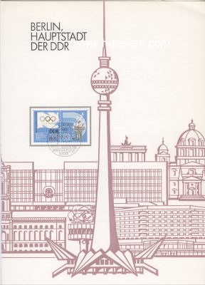 Photo 2 : 90. IOC-SESSION OST-BERLIN 1985. Großformatiges,...