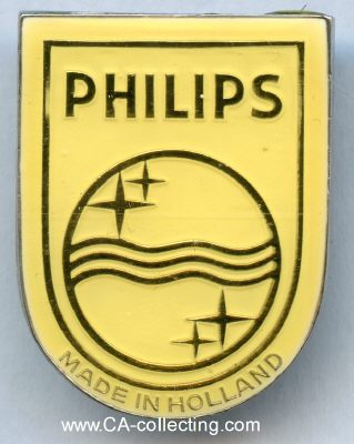 PHILIPS (Elektronik) Amsterdam. Firmenabzeichen um 1990....