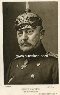 PHOTO-PORTRÄTPOSTKARTE General von Moltke - Chef des...