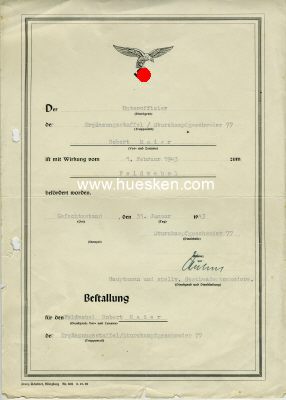 Photo 2 : HUHN, Kurt. Major der Luftwaffe im Sturzkampfgeschwader...