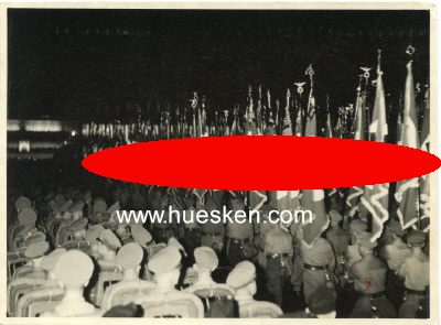 HOFFMANN-PHOTO 8x11cm vom Reichsparteitag 1936: Appell...