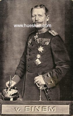 PHOTO-PORTRÄTPOSTKARTE (General) von Einem. 1916...