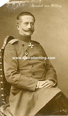 PHOTO-PORTRÄTPOSTKARTE General von Bissing. Linke...