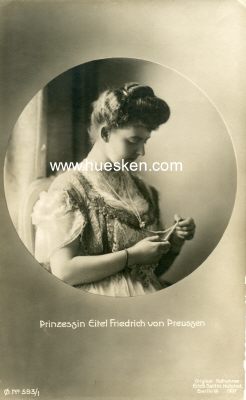 PHOTO-POSTKARTE Prinzessin Eitel Friedrich von Preussen