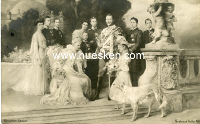 PORTRÄT-POSTKARTE Kaiserliche Familie