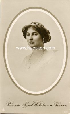 PHOTO-POSTKARTE Prinzessin August Wilhelm von Preussen