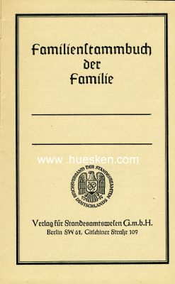 Photo 2 : DEUTSCHES-EINHEITS-FAMILIEN-STAMMBUCH herausgegeben vom...