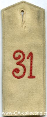 1 SCHULTERKLAPPE Mannschaft Infanterie-Regiment Graf Bose...