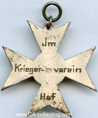 Photo 2 : HOF (SAALE). Kreuz 'Für Treue im Vorstand' um 1910....