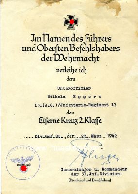 Foto 2 : PFLIEGER, Kurt. Generalleutnant des Heeres, Kommandeur...