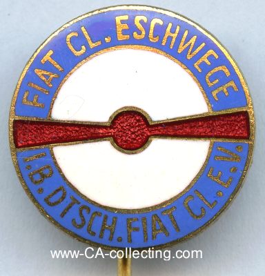 FIAT CLUB ESCHWEGE. Abzeichen des Fiat Club Eschwege...