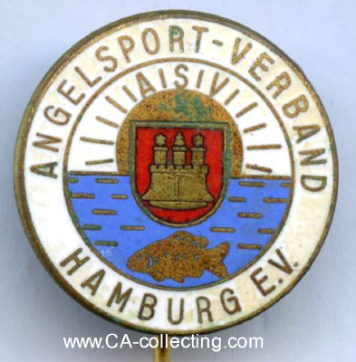 ANGELSPORT-VERBAND HAMBURG (ASV). Abzeichen um 1960....