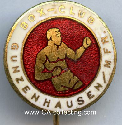 BOX-CLUB GUNZENHAUSEN. Vereinsabzeichen 1960er-Jahre....