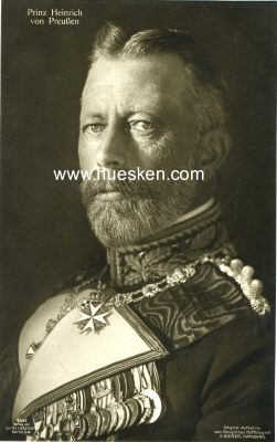 PHOTO-PORTRÄT-POSTKARTE Prinz Heinrich von...