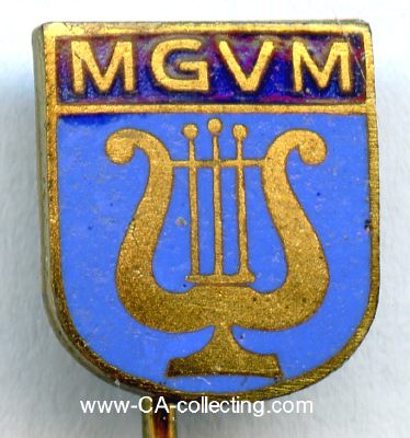 MGVM Mitgliedsabzeichen eines Männergesangvereines....