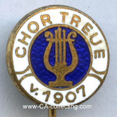 MESSEL. Mitgliedsabzeichen des Chor Treue 1907 in Messel....