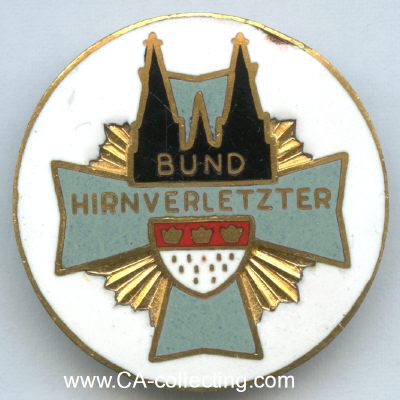 KÖLN. Medaille 'Bund Hirnverletzter'. Kölner...