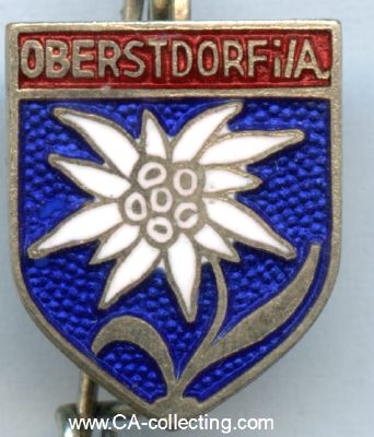 OBERSTDORF. Abzeichen mit Edelweiß um 1930....