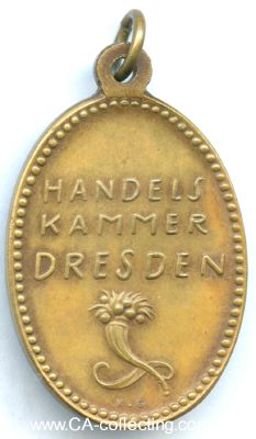 Photo 2 : DRESDEN. Medaille der Handelskammer Dresden für...