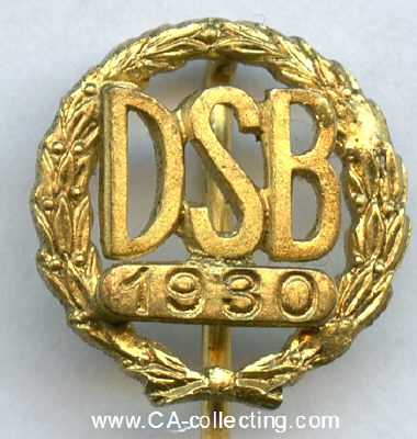 GOLDENE DSB-EHRENNADEL 1930 der Deutschen...