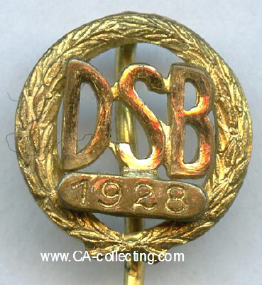 GOLDENE DSB-EHRENNADEL 1928 der Deutschen...