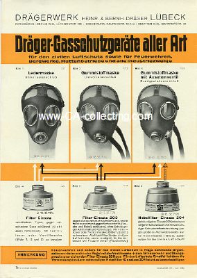 DRÄGERWERK LÜBECK. Werbeprospekt vom Juli 1934...