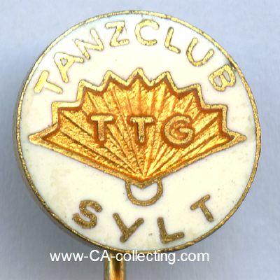 SYLT. Abzeichen des Tanzclub TTG Sylt 1950/60er-Jahre....