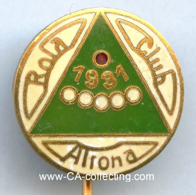 ROLA CLUB ALTONA 1931. Vereinsabzeichen 1930er-Jahre....