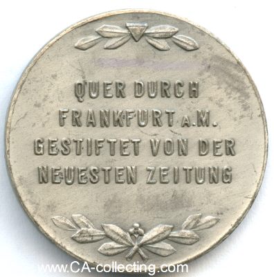 Photo 2 : FRANKFURT/MAIN. Medaille 'Quer durch Frankfurt a.M....