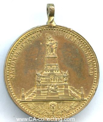 RÜDESHEIM. Medaille 1871. Nationaldenkmal auf dem...