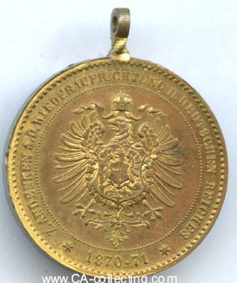 Photo 2 : RÜDESHEIM. Medaille 1871. Nationaldenkmal auf dem...