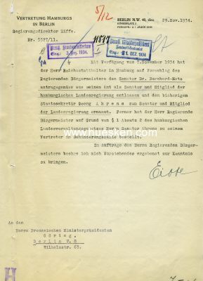 Photo 2 : EIFFE, Peter Ernst. Hamburger Gesandter beim Deutschen...