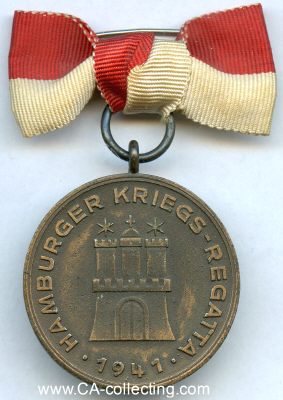TRAGBARE NSRL-MEDAILLE 'Hamburger Kriegs-Regatta 1941'....