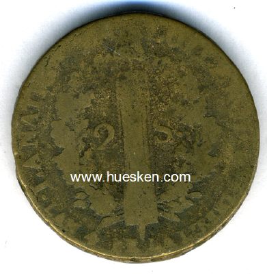 Photo 2 : FRANKREICH - 2 SOL 1792 König Louis XVI. Bronze...