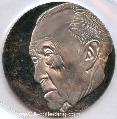 SILBERMEDAILLE 1976 100 Jahre Konrad Adenauer 1876-1976....