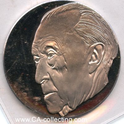 SILBERMEDAILLE 1976 100 Jahre Konrad Adenauer 1876-1976....