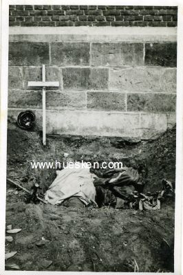PHOTO 9x6cm: 'Deutsches Soldatengrab'