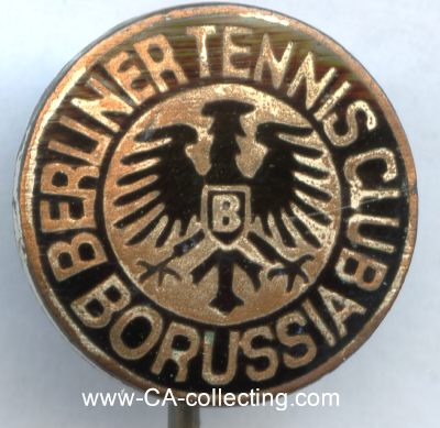 BERLINER TENNIS CLUB BORUSSIA. Clubnadel 1930er-Jahre....