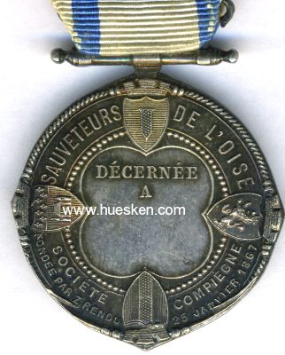 Photo 2 : SAUVETEURS DE L´OISE. Silberne Medaille. 2....