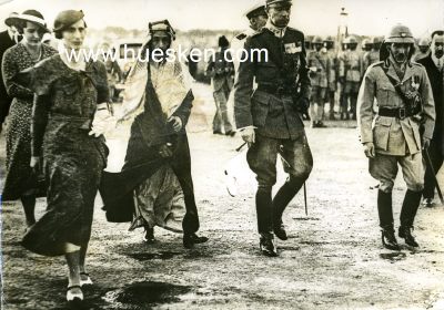 PRESSEPHOTO 17x23cm vom 10.11.1934: 'König Qasr...