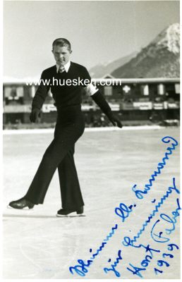 FABER, Horst. Deutscher Eiskunstläufer der 1930-er...