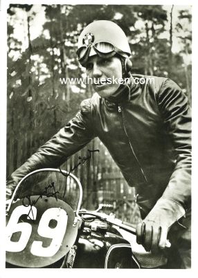 MEIER, Georg. Deutscher Motorradrennfahrer der 1930-er...