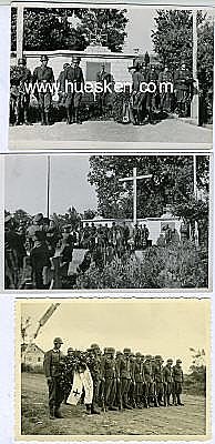 Foto 2 : RUPP, ERNST. 6 Photos vom 1. Juni 1943 von der Beisetzung...
