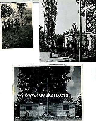 RUPP, ERNST. 6 Photos vom 1. Juni 1943 von der Beisetzung...