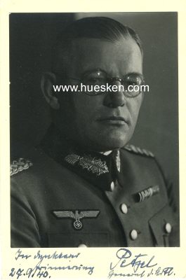 Foto 2 : PETZEL, Walter. General der Artillerie, Kommandierender...