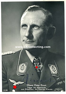 DINORT, Oskar. Generalmajor der Luftwaffe, Kommodore...