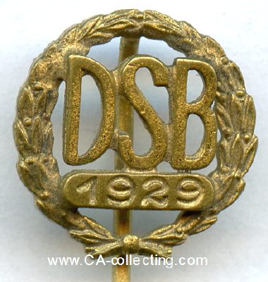 GOLDENE DSB-EHRENNADEL 1929 der Deutschen...